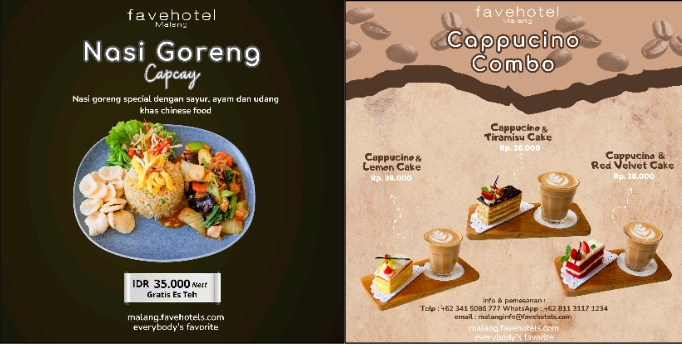 Cappucino Combo Spektrum Mahasiswa di Favehotel Malang
