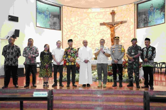 Forkopimda Dinamis, Perayaan Natal di Kota Batu Kondusif