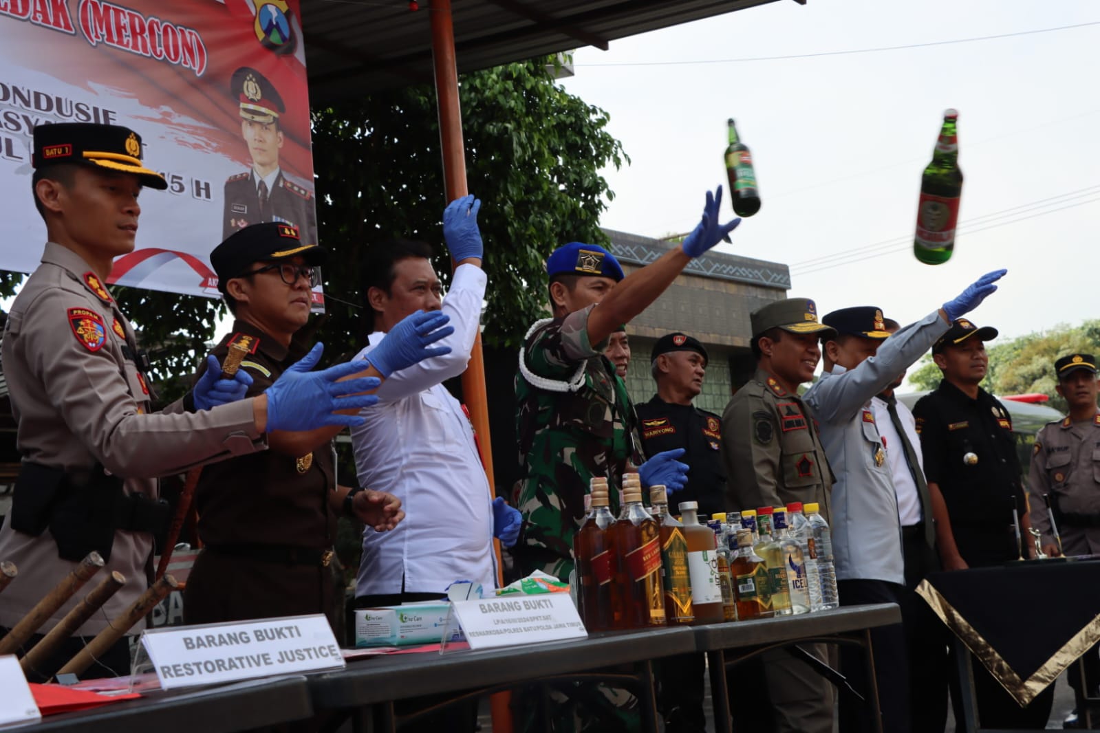 Hasil 11 Hari Operasi Pekat Dimusnahkan Polres Batu