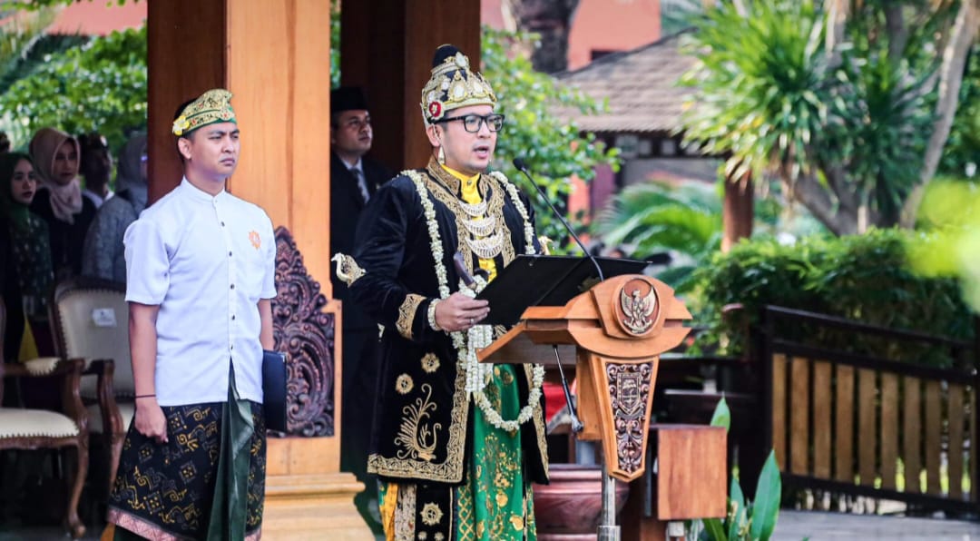 Peringati Hardiknas, Pj Wali Kota Mojokerto Ingatkan SDM Kunci Indonesia Emas 2045