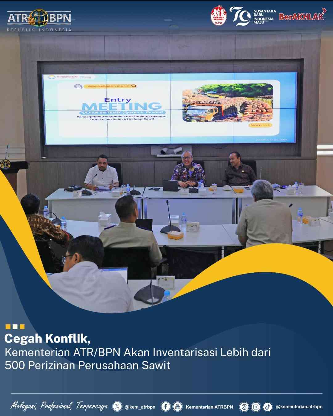 Cegah Konflik, Kementerian ATR/BPN Akan Inventarisasi Lebih dari 500 Perizinan Perusahaan Sawit
