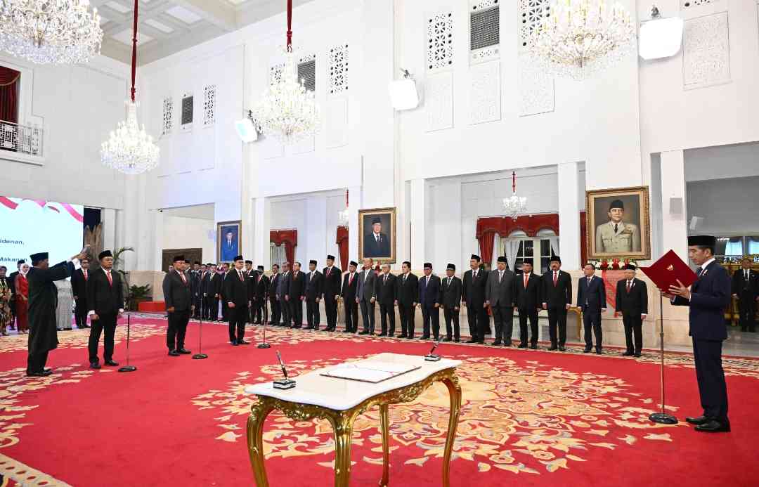 Hadiri Pelantikan Pejabat Negara RI, AHY Harapkan Transisi Kepemimpinan Pemerintahan Berjalan Baik