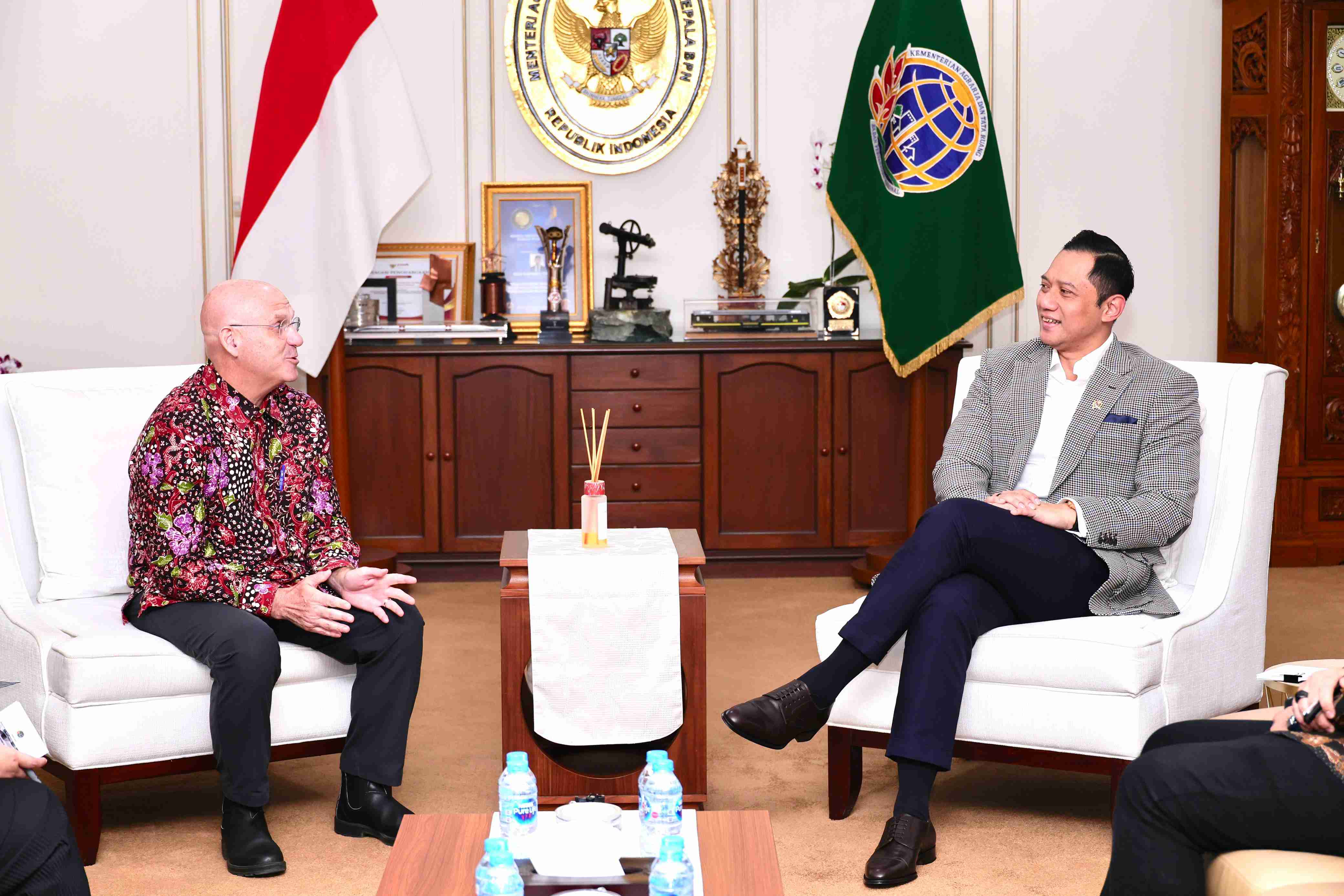 Pertemuan dengan USAID, AHY Bicara Target Pendaftaran Tanah dan Keberlanjutan Pembangunan Indonesia