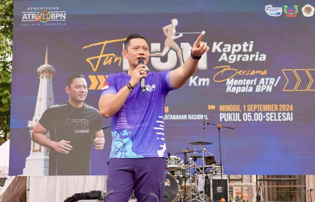 Motivasi AHY untuk Taruna Melalui Fun Run KAPTI-Agraria