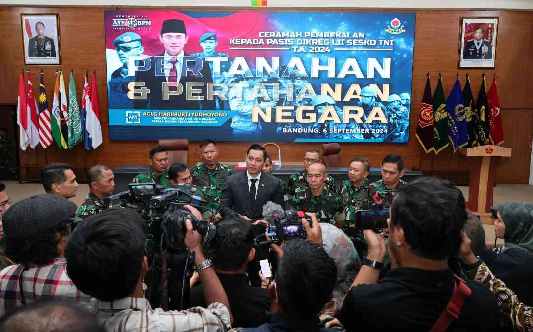 AHY Bekali Pasis Dikreg LII Sesko TNI Tentang Tata Ruang Wilayah Pertahanan yang Kredibel dan Adaptif