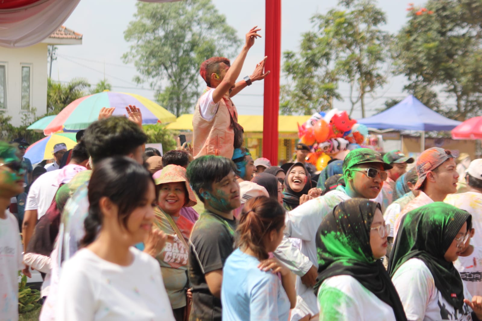 Colour Fun Run 2024, Propaganda Bawaslu Kota Batu Ajak Generasi Muda Awasi Pemilu