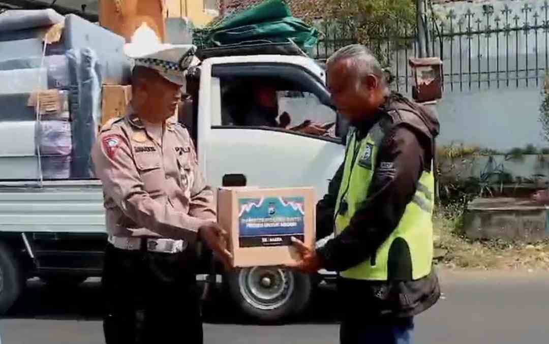 Apresiasi Sosial Satlantas Polres Batu Jelang Harlantas Bhayangkara