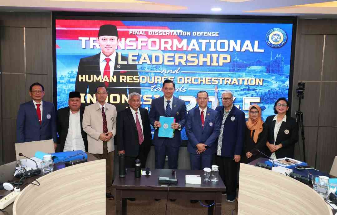 Pertahankan Disertasi Doktoral Selama 3 Jam, AHY Lulus dengan Nilai A Sempurna