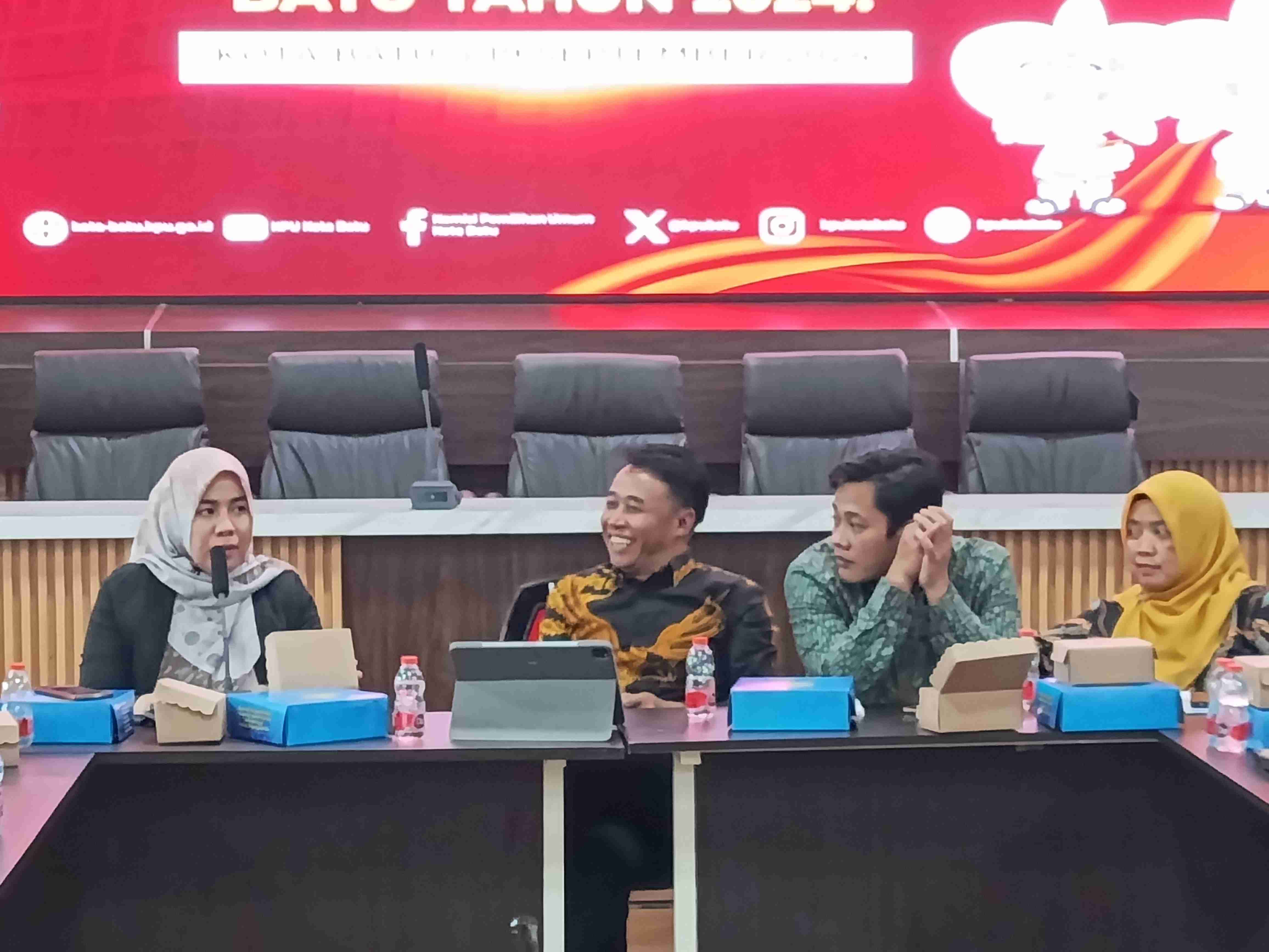 Menjelang Masa Kampanye Pilkada 2024,Ini Hasil Koordinasi KPU Batu dengan LO Paslon