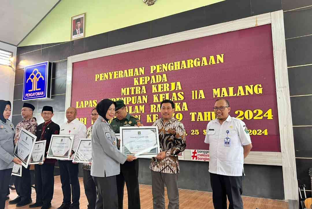 Lapas Perempuan Berikan Penghargaan Kepada UMM