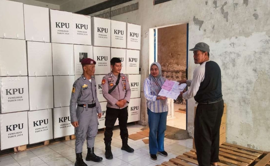 Logistik Pilkada 2024 Telah Tiba di Kantor KPU Kota Batu
