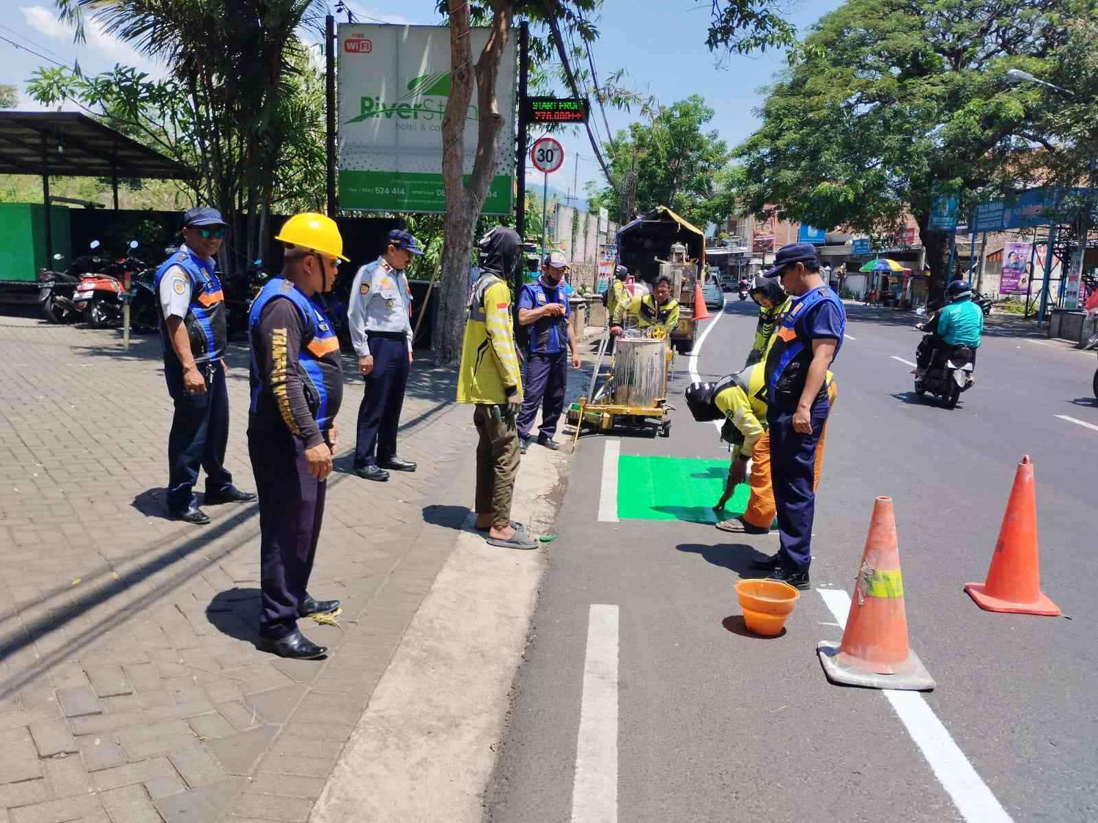 Perkuat Entitas Kota Sehat, Dishub Batu Rapikan Jalur Sepeda