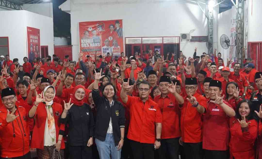 Ahmad Basarah Kobarkan Semangat Juang Elemen Pemenangan Sam HC-Ganis dan Risma-Gus Hans