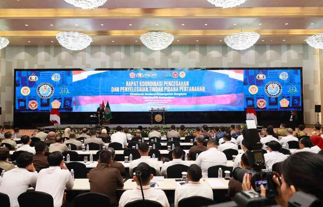 Kementerian ATR/BPN Kolaborasi Selesaikan Tindak Pidana Pertanahan 2024