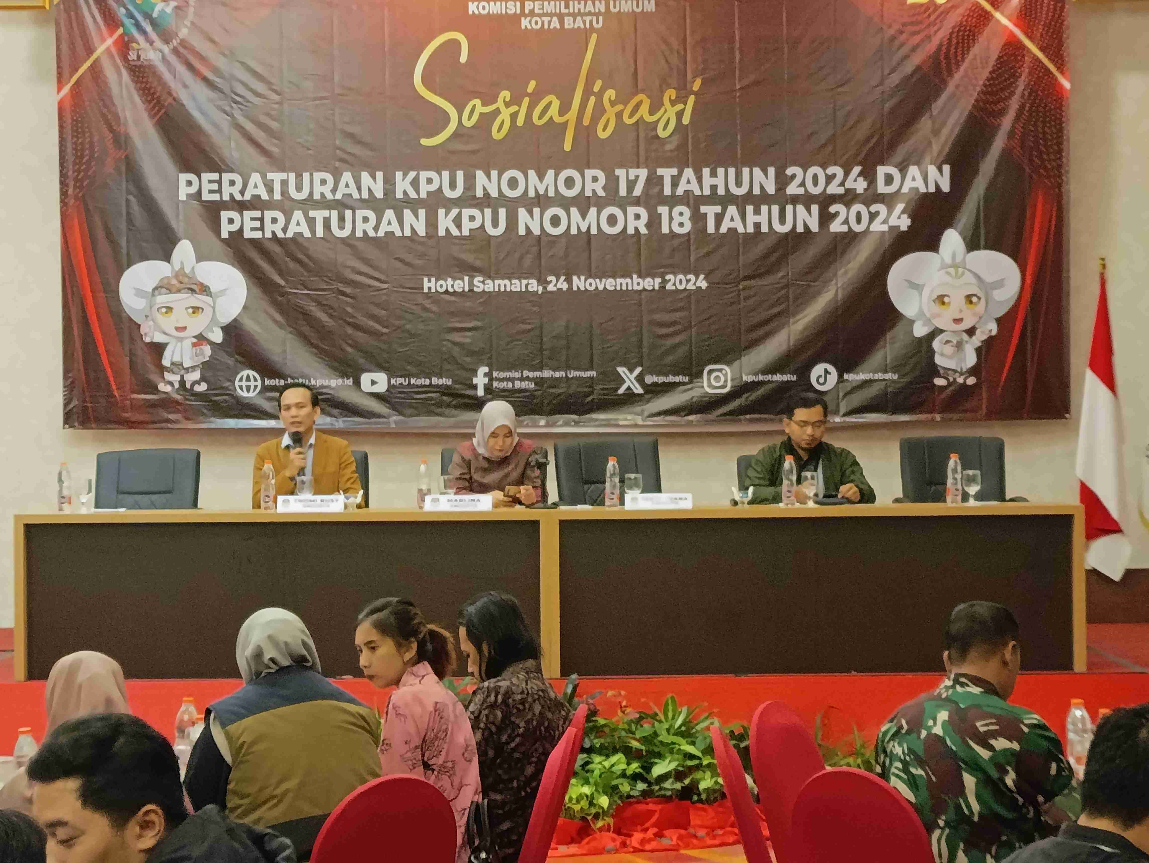 Perkara Posko Pemenangan dan Difabel Menjadi Arahan Utama KPU Kota Batu saat Pembangunan TPS