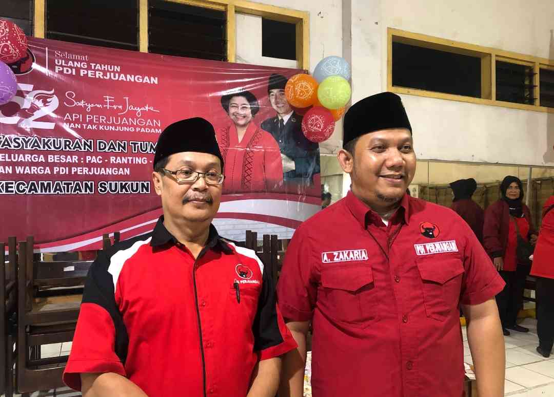 PAC Sukun Gelar Tasyakuran Peringati HUT ke-52 PDI Perjuangan