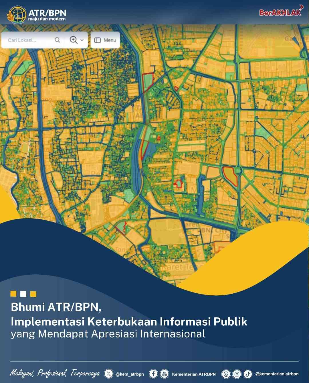 Bhumi ATR/BPN, Implementasi Keterbukaan Informasi Publik yang Mendapat Apresiasi Internasional