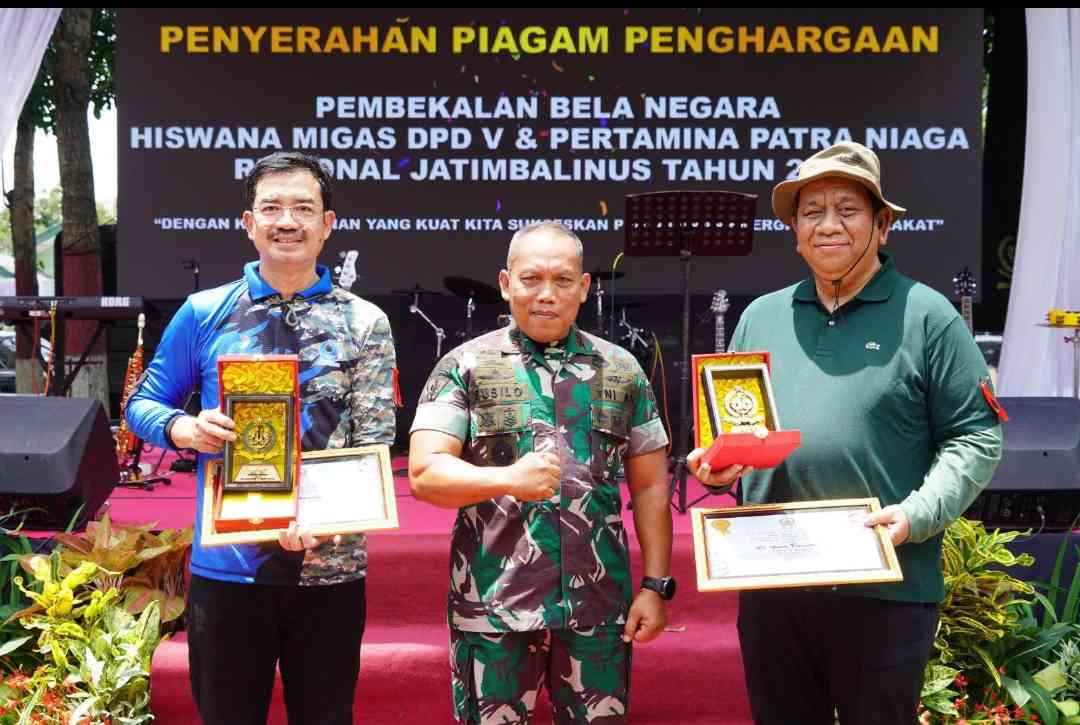 Hiswana Migas dan Pertamina Ikuti Latihan Bela Negara Bersama Divif 2 Kostrad