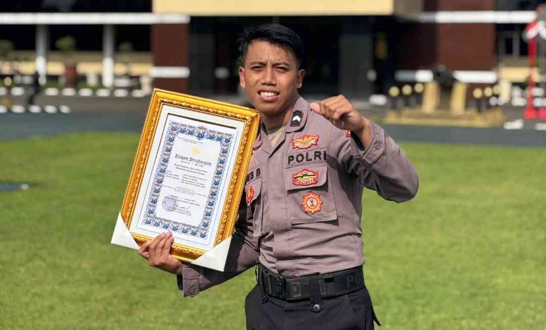 Anggota Sat Sabhara Polresta Malang Kota Raih Medali Perunggu Kejuaraan Pencak Silat Piala Kasad 2024