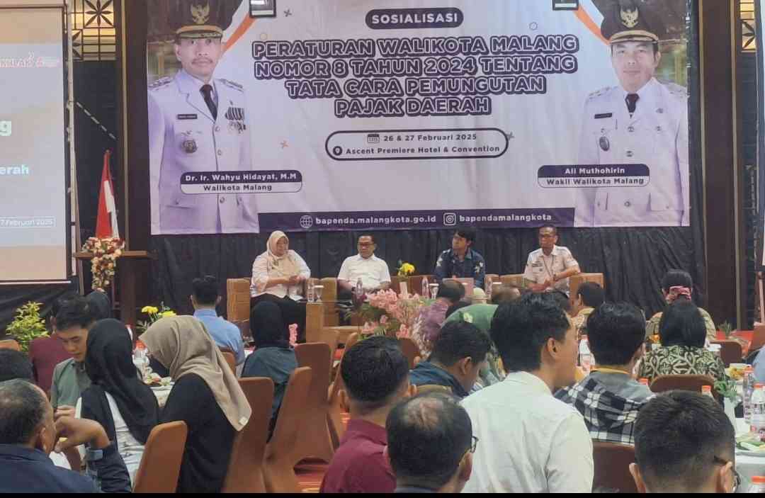 Bapenda Kota Malang Sosialisasikan Perwal Nomor 8 Tahun 2024 Tentang Tata Cara Pemungutan Pajak Daerah