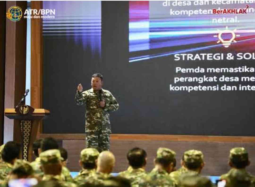 Nusron Soroti Reforma Agraria dan Percepatan RDTR untuk Investasi