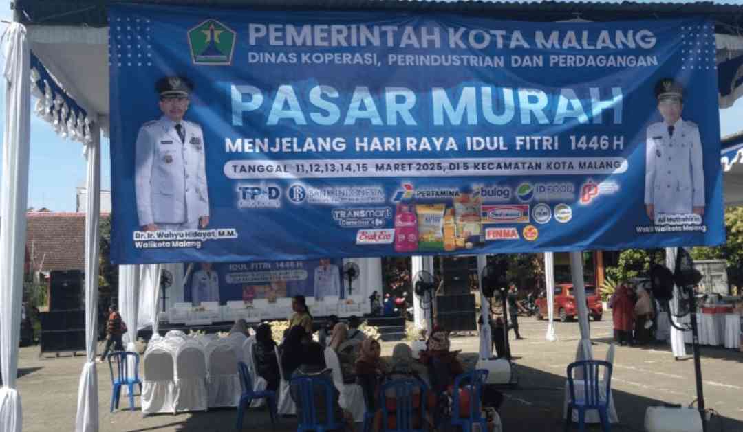 Menjelang Lebaran Diskopindag Kota Malang Gelar Pasar Murah di 5 Kecamatan