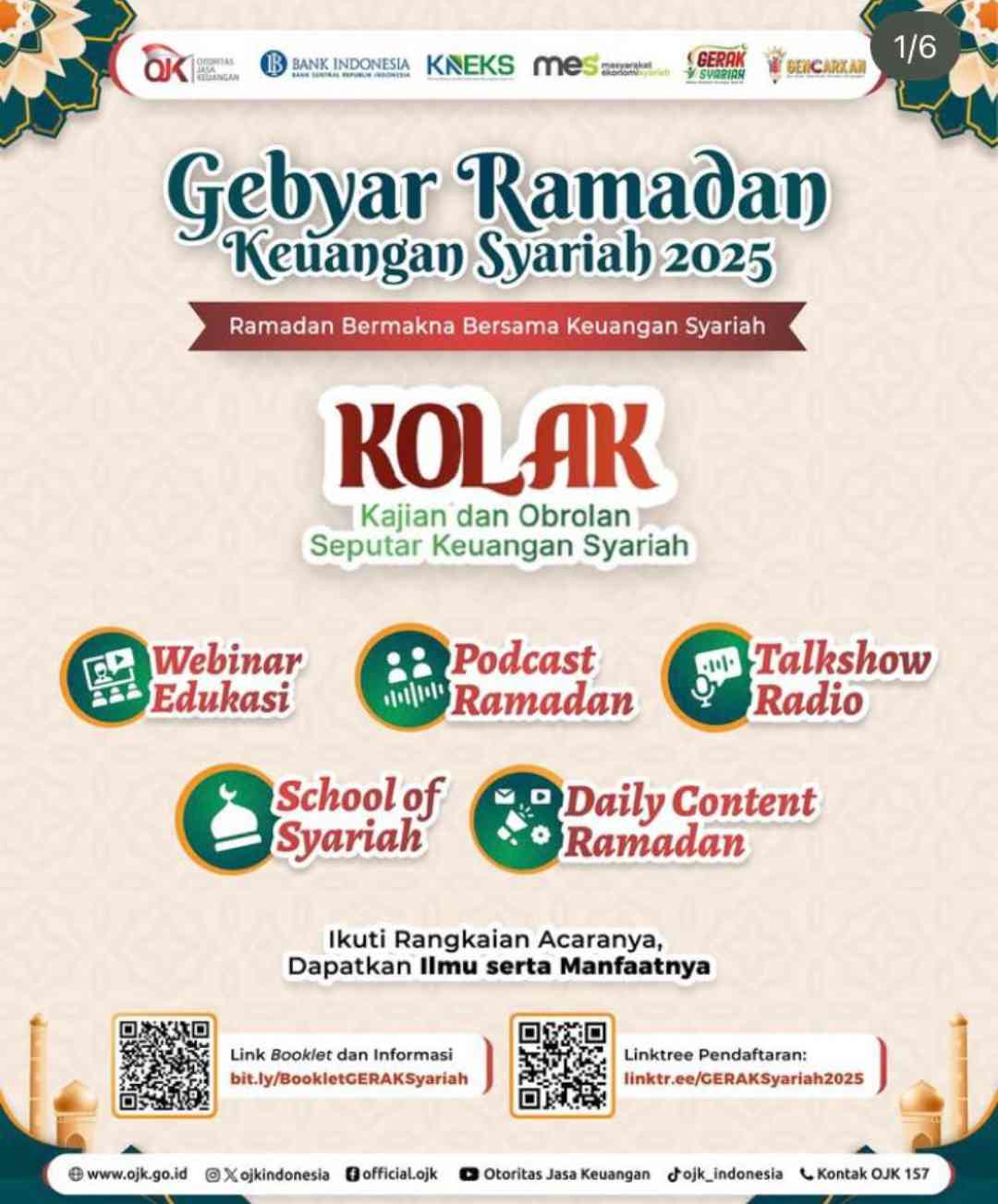 OJK Malang Gelar Gerak Syariah 2025, Perkuat Literasi Keuangan Syariah di Masyarakat