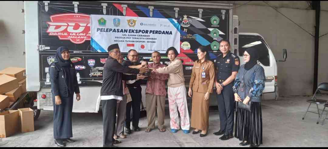 Diskopindag dan Bea Cukai Malang Lepas Ekspor Perdana UMKM ke Jepang