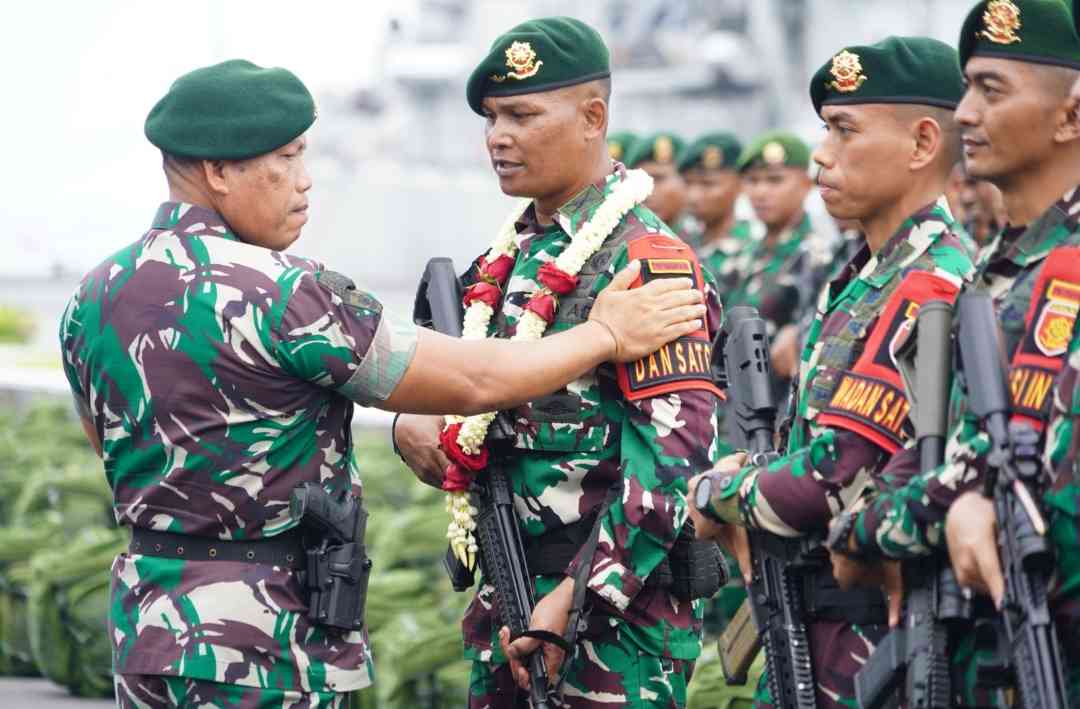 Yonif 503 Mayangkara 18/2 Kostrad Kembali dari Penugasan di Perbatasan RI-Png