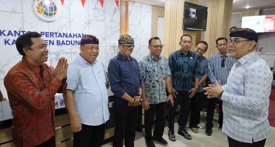 Wamen ATR/Waka BPN Tinjau PELATARAN di Kantah Kabupaten Badung