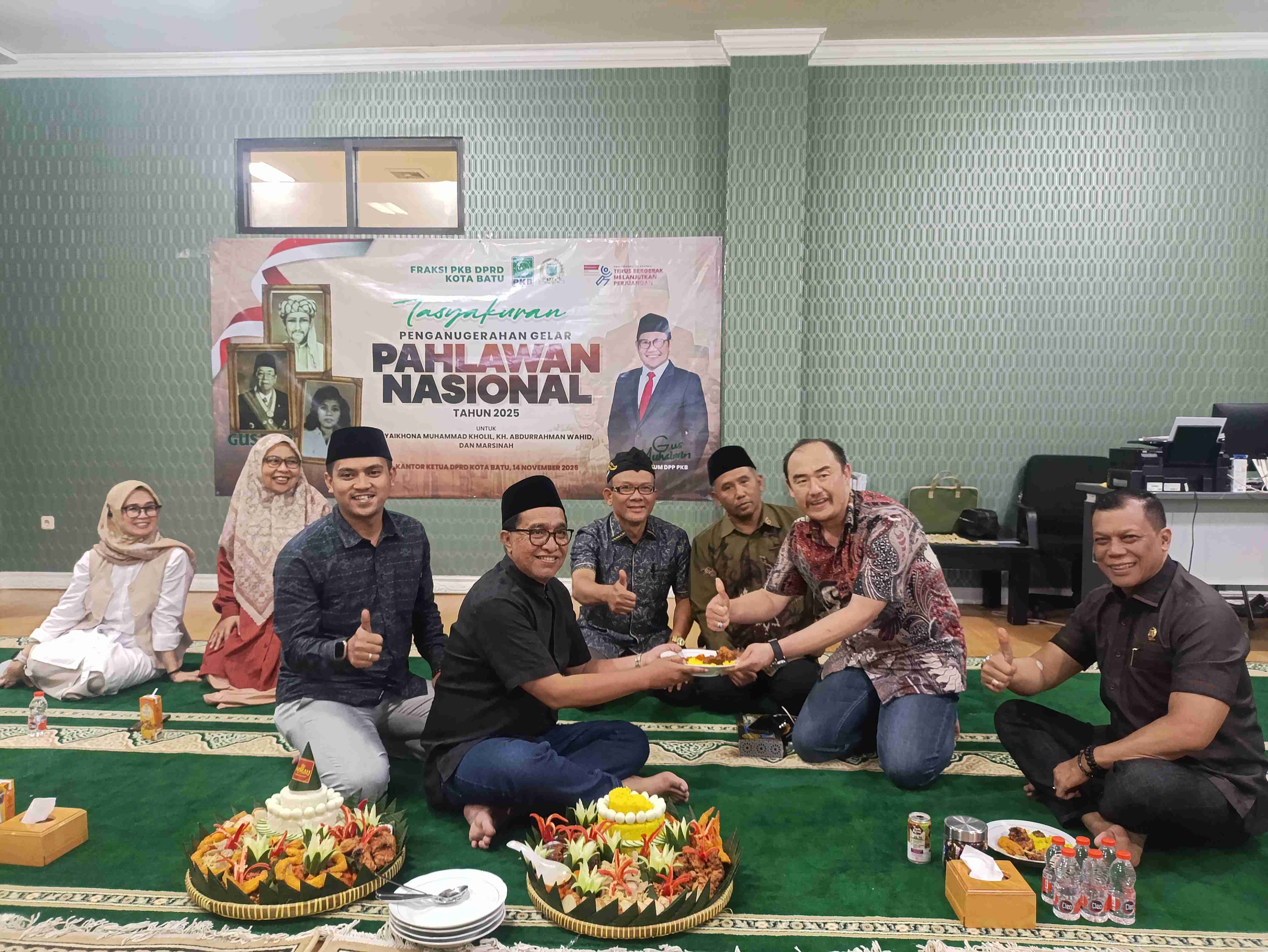 Gus Dur ditetapkan Pahlawan Nasional, FPKB Kota Batu gelar Tasyakuran di gedung DPRD Kota Batu