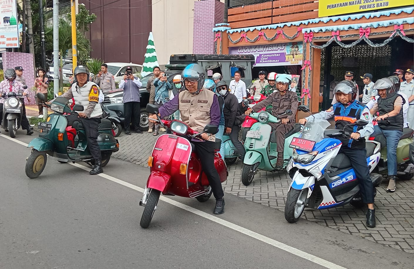 Kondisi Kota Batu Ramai Terkendali Saat Libur Nataru 2025–2026