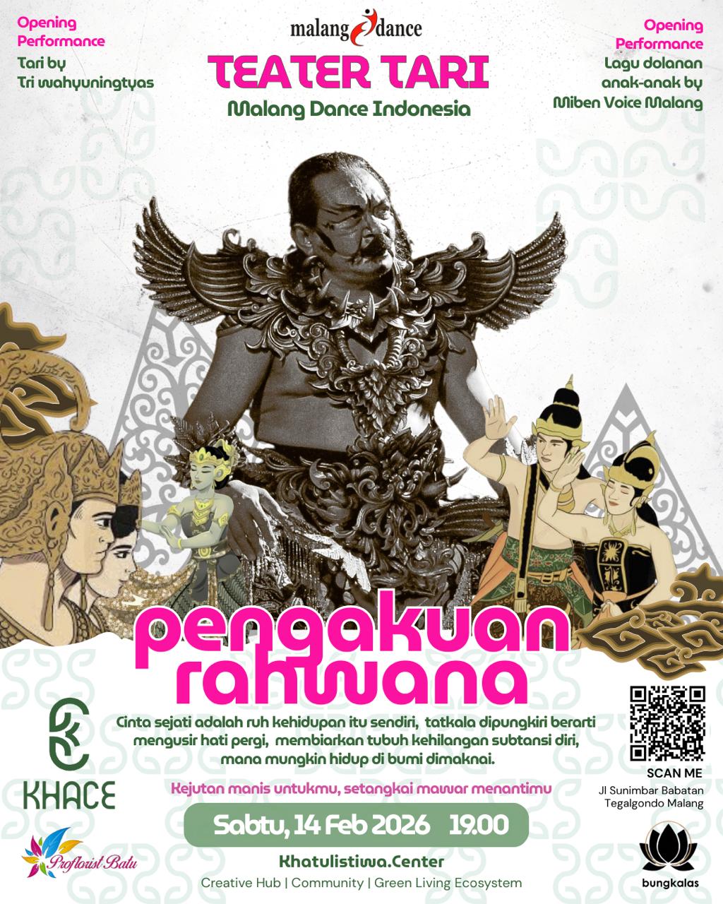 “Pengakuan Rahwana”, Kisah Cinta yang Tak Biasa Hadir di Panggung Khace Malang