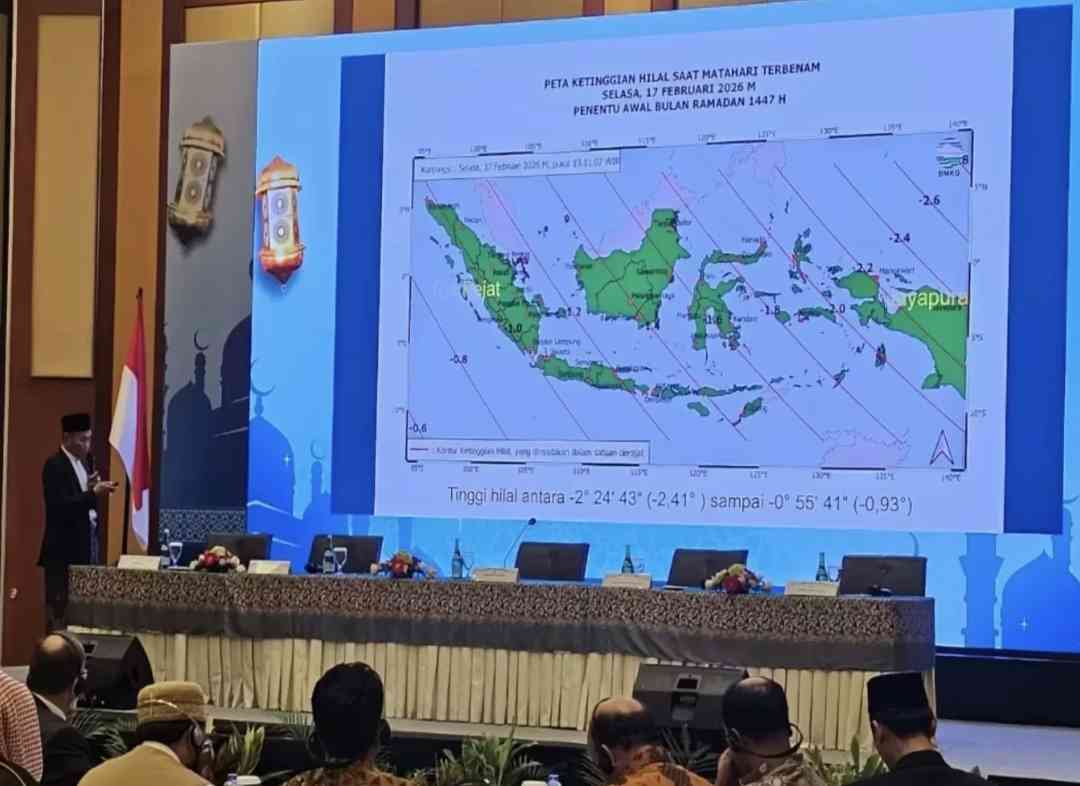 Jalannya Sidang Isbat digelar Kementerian Agama Republik Indonesia di Hotel Borobudur Jakarta, Selasa (17/2/2026). (Kementerian Agama RI)
